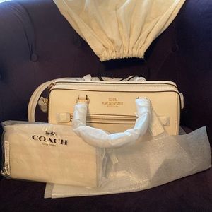 NWT Genuine Coach Rowan satchel with wallet